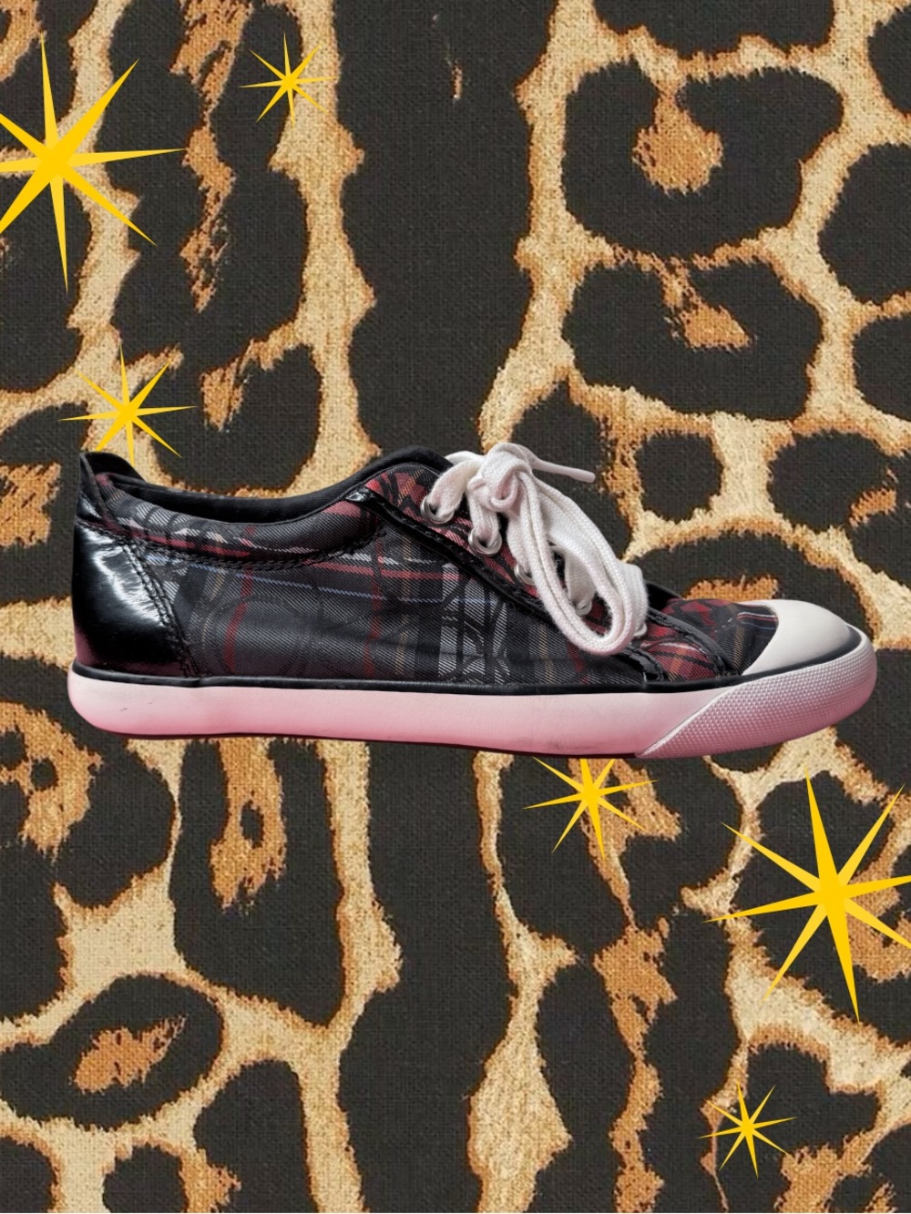 COACH | Barrett Sneakers Plaid Low-Top Sneaker | Women’s Size 6 | Excellent Cond